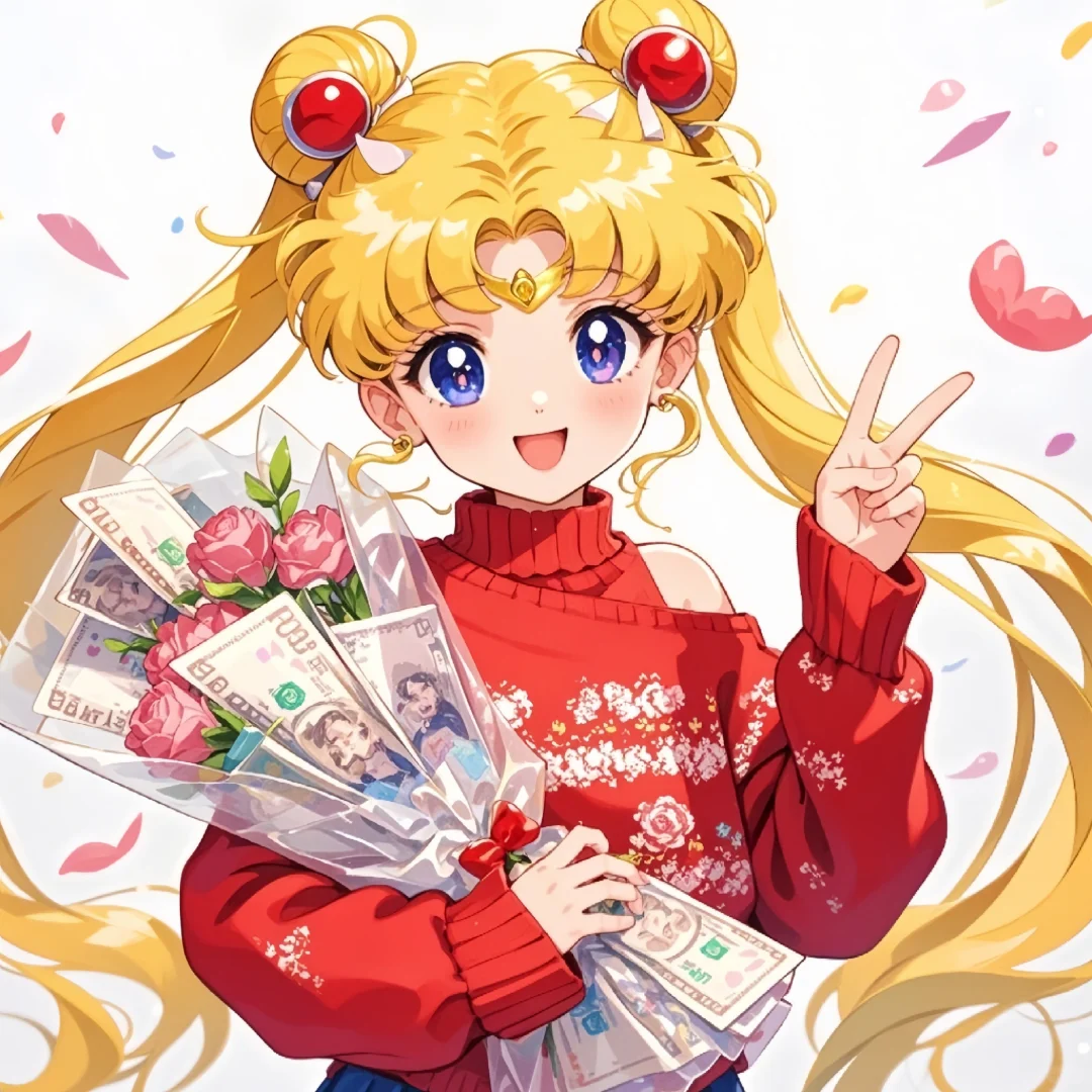 2025当然要有钱花❤️美少女新年头像