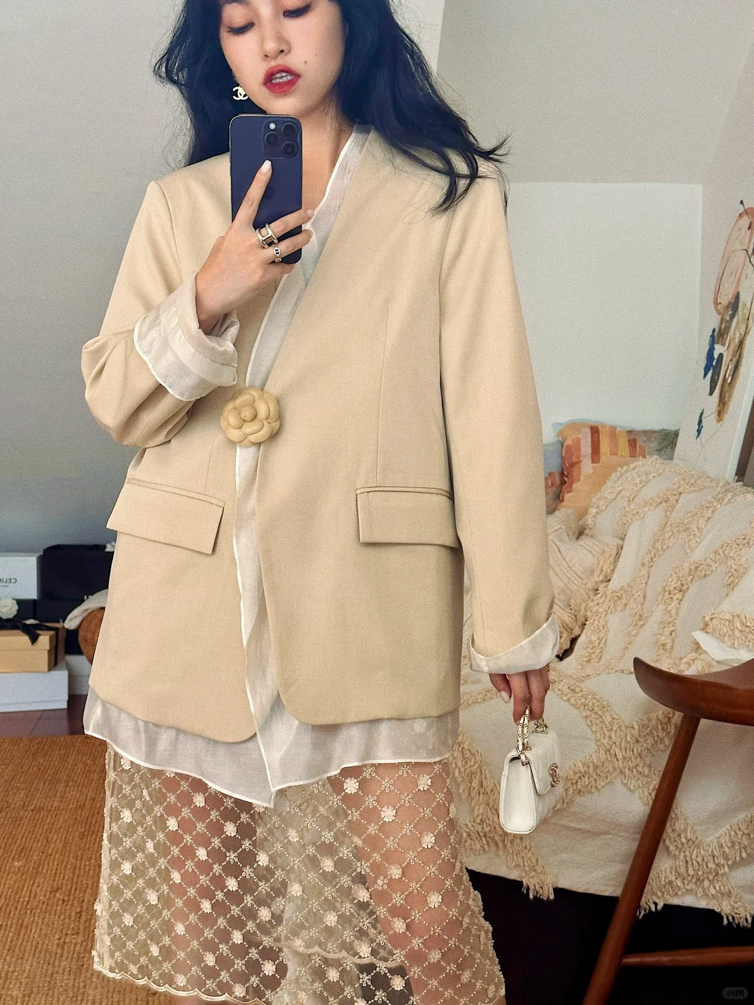 Ootd | 美疯！哪个时髦精还没有透视网纱裙！