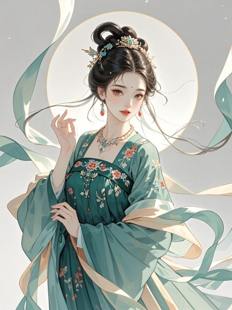 AI 绘画丨古风美人❤️