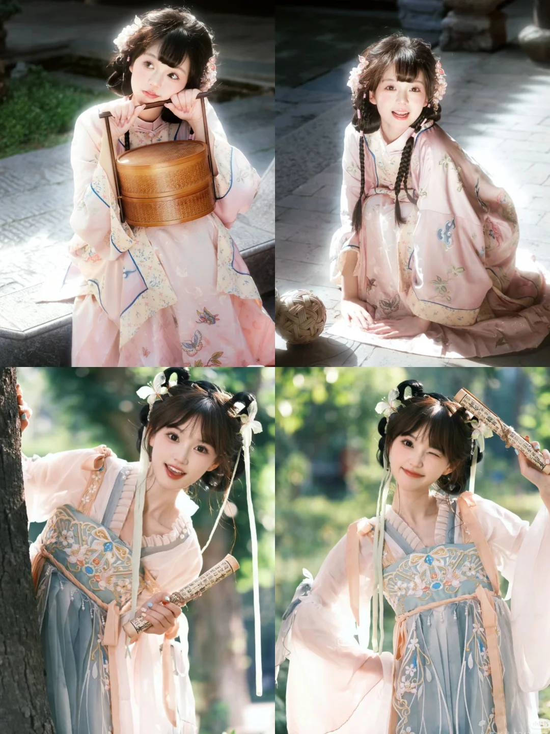 存一些绝美汉服拍照姿势！?