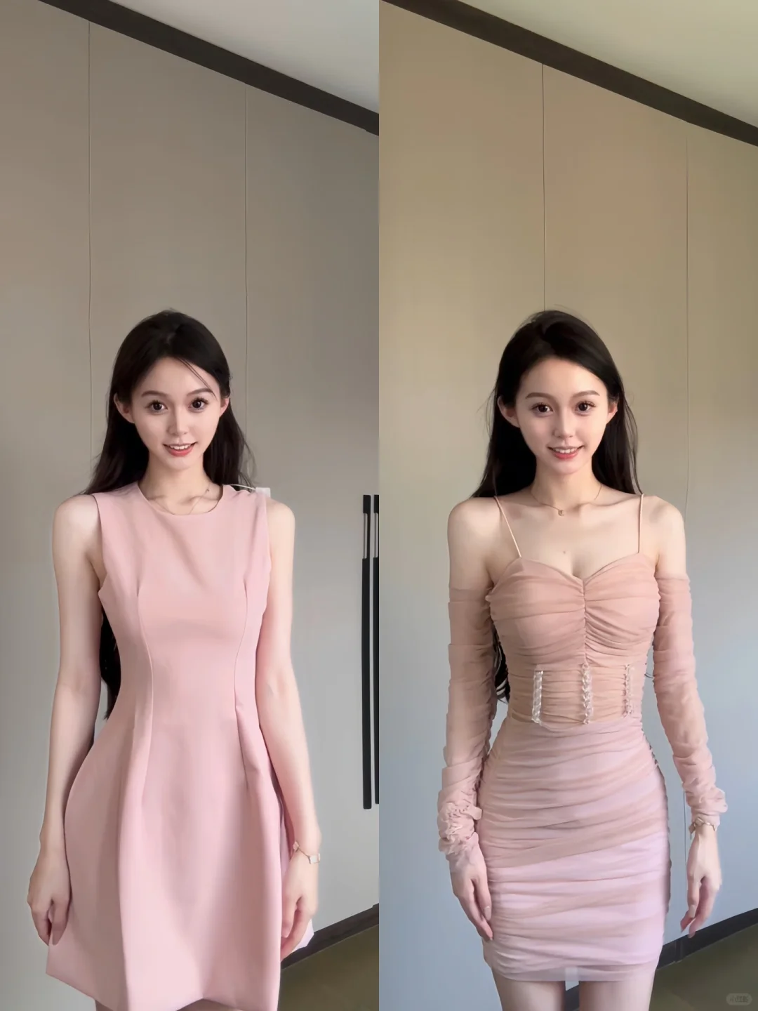 粉色连衣裙合集👗