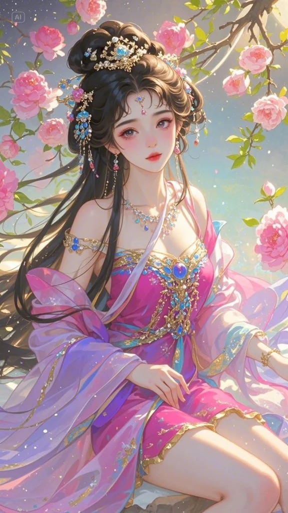 芙蓉不及美人妆，水殿风来珠翠香~