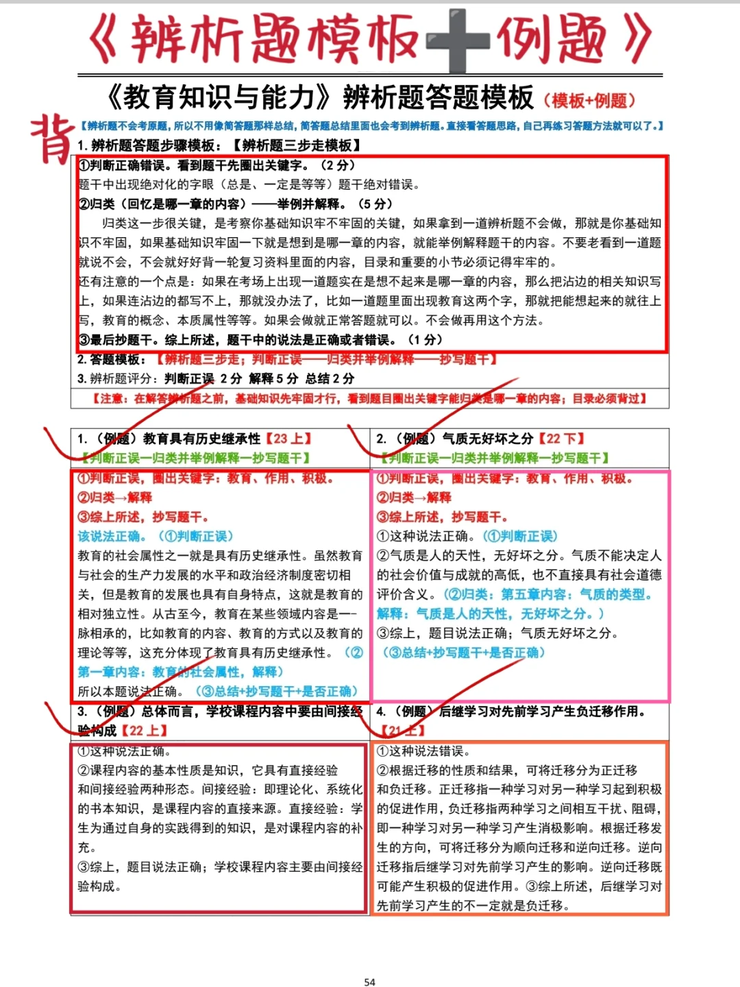 25上教资笔试，薪大纲已出，大家千万别背错