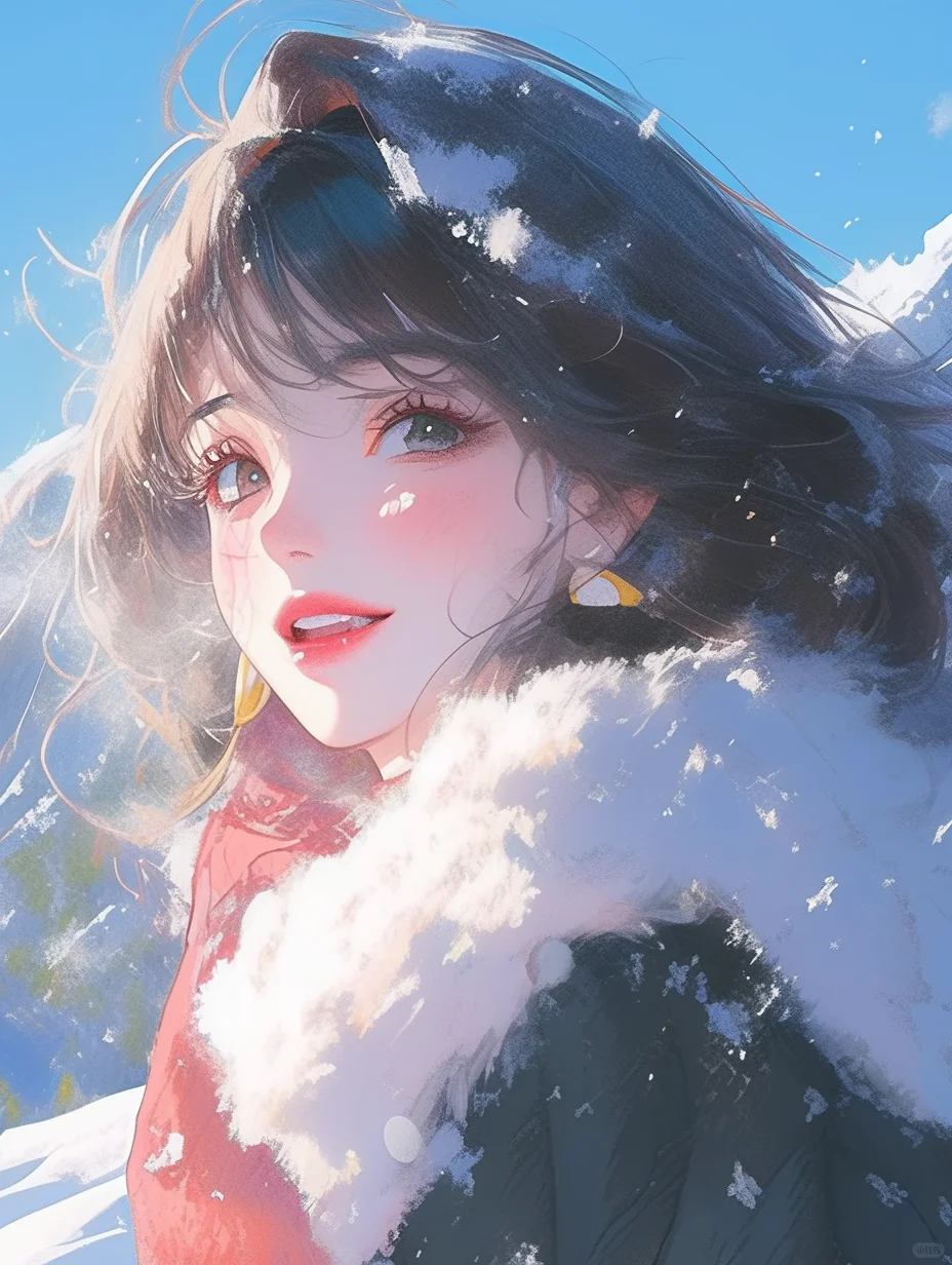 冬季治愈系女头｜雪景