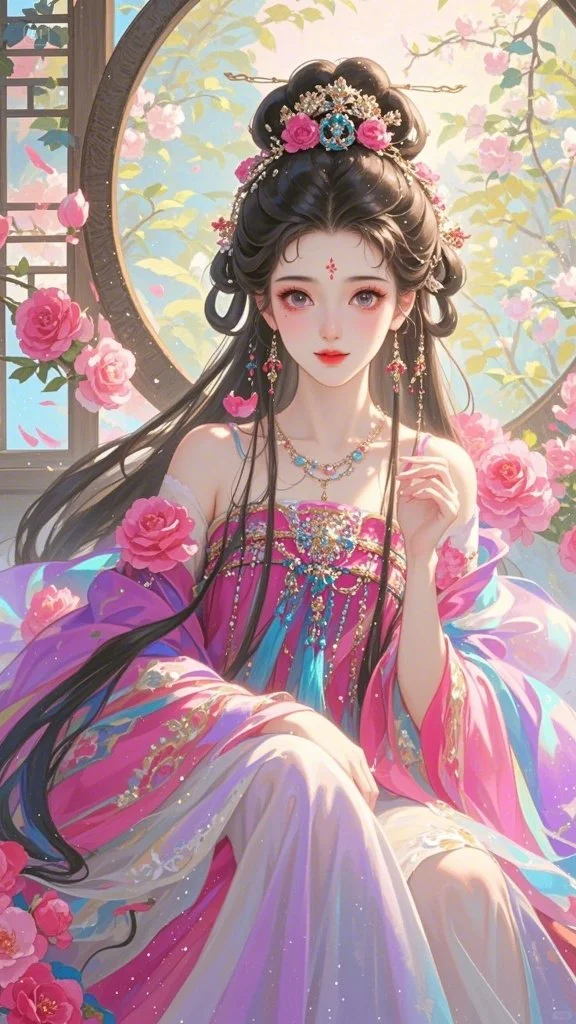 芙蓉不及美人妆，水殿风来珠翠香~