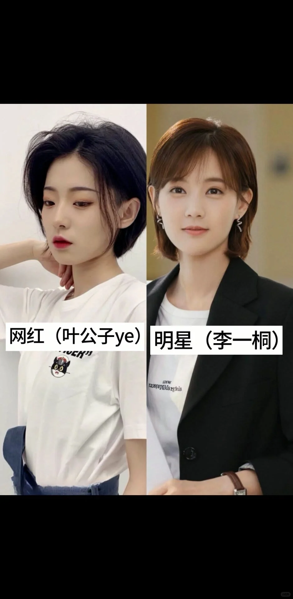 女网红vs女明星 谁的颜值更高