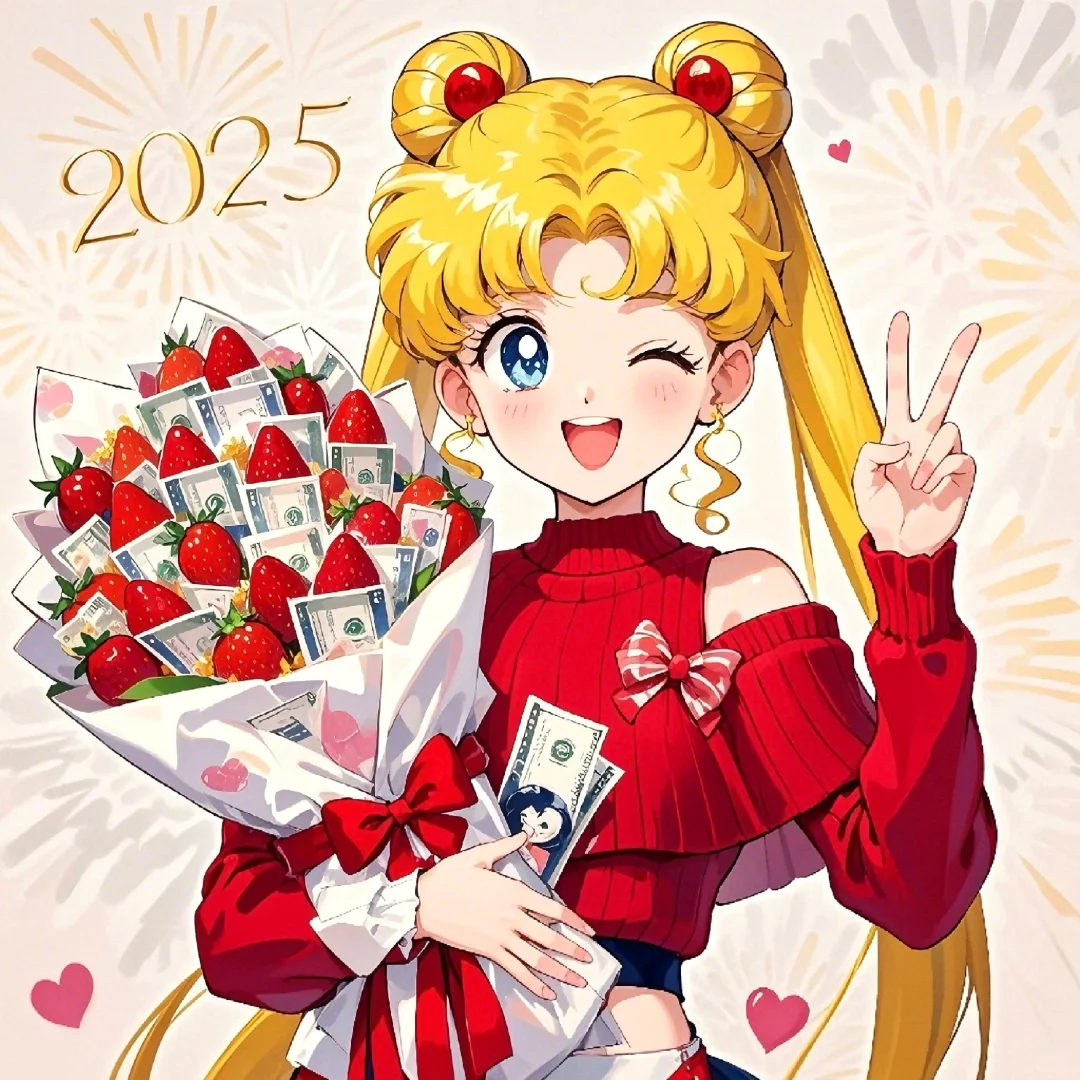 “莓”有烦恼❤️美少女新年头像