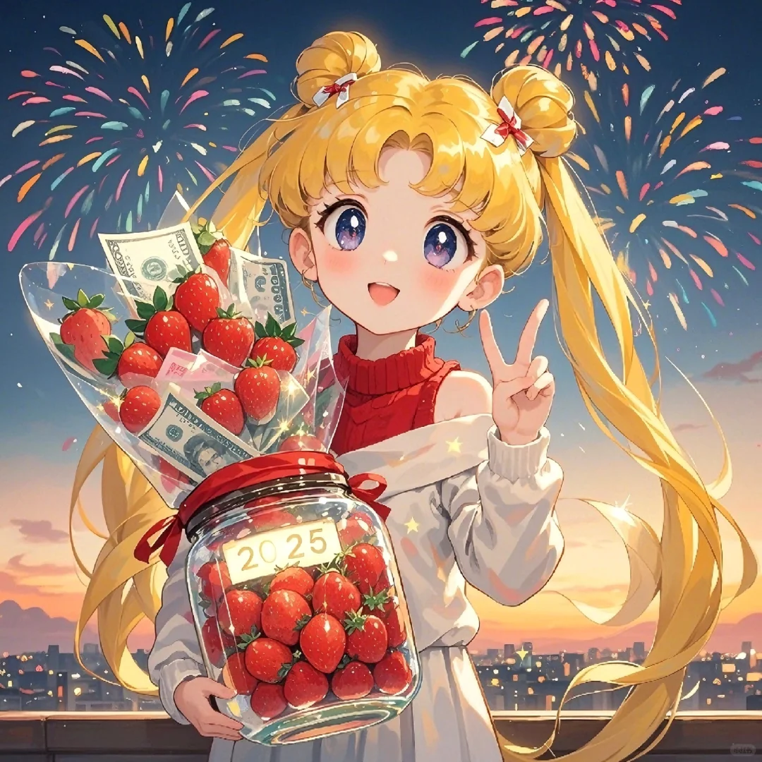 “莓”有烦恼❤️美少女新年头像