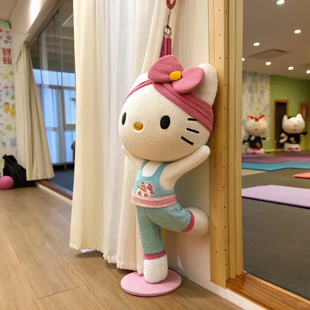 第2️⃣弹 hellokitty女士健身练瑜伽的一天?