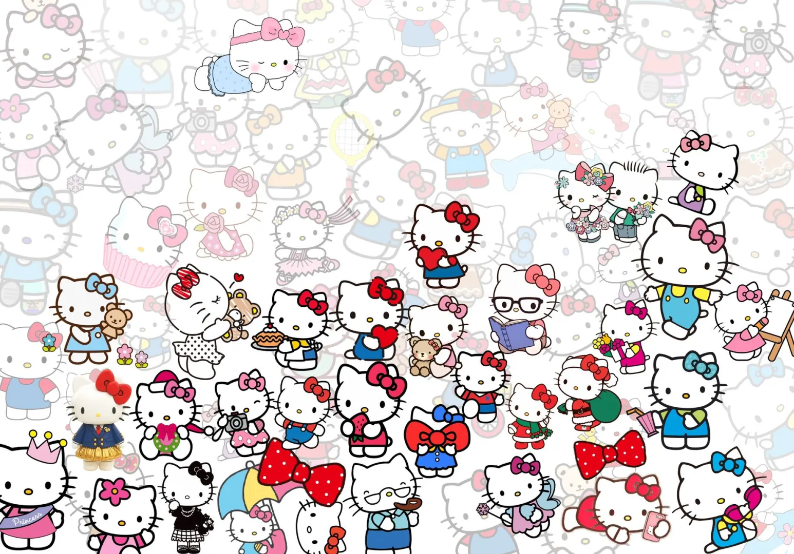 哇！满屏的HelloKitty丨ipad平板壁纸