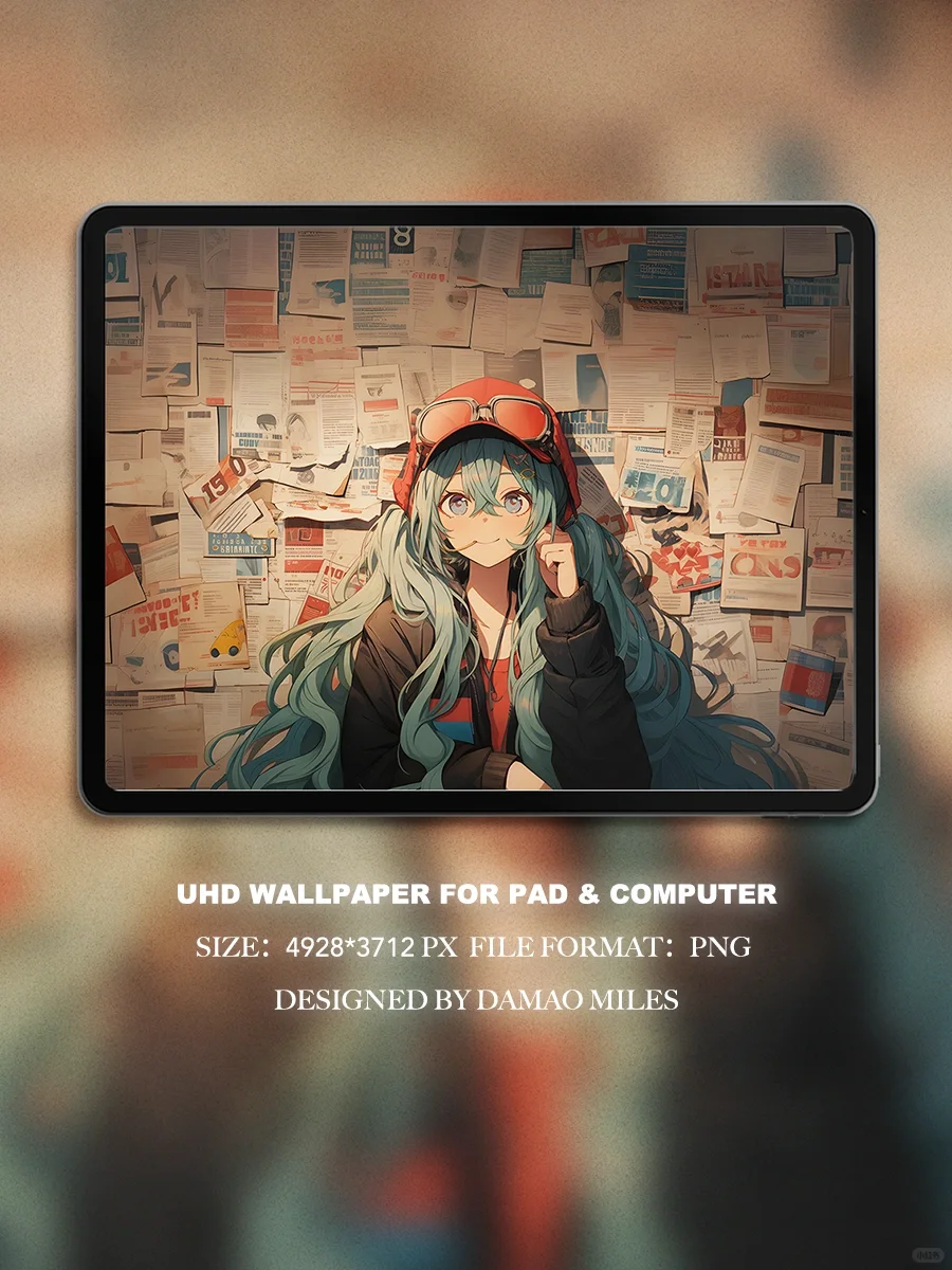 5K电脑手机壁纸 l iPad壁纸 l 初音未来21