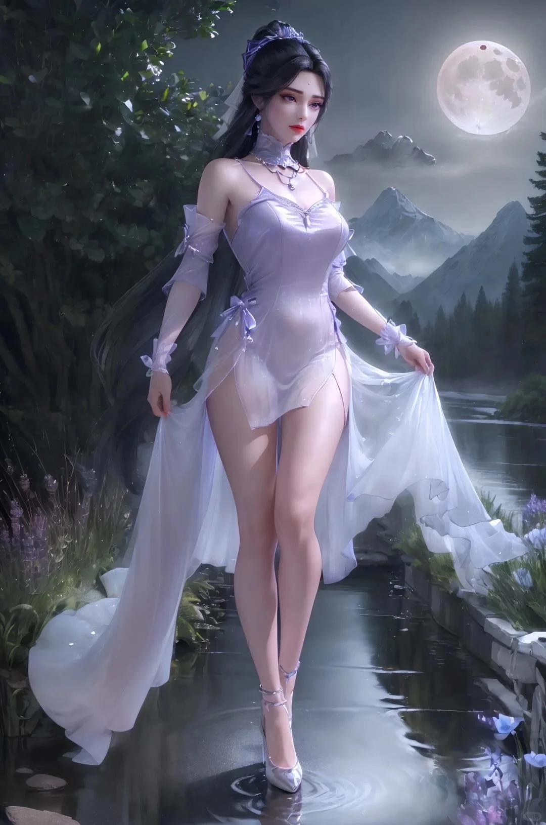 女神完美世界 月婵 最美仙子