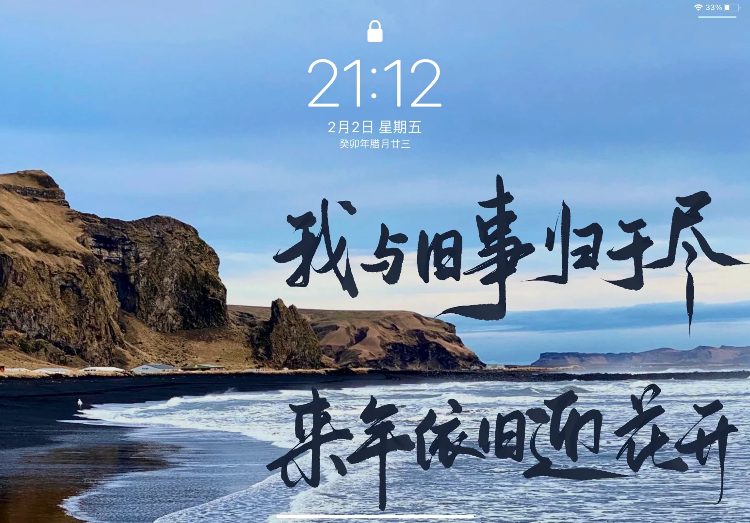 iPad壁纸｜来年依旧迎花开