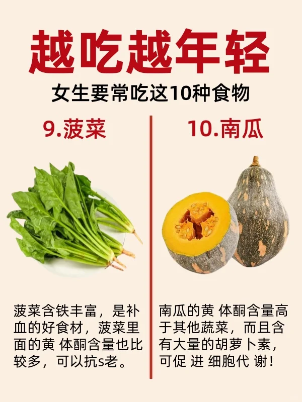 建议25+女生常吃这10种食物?越吃越年轻