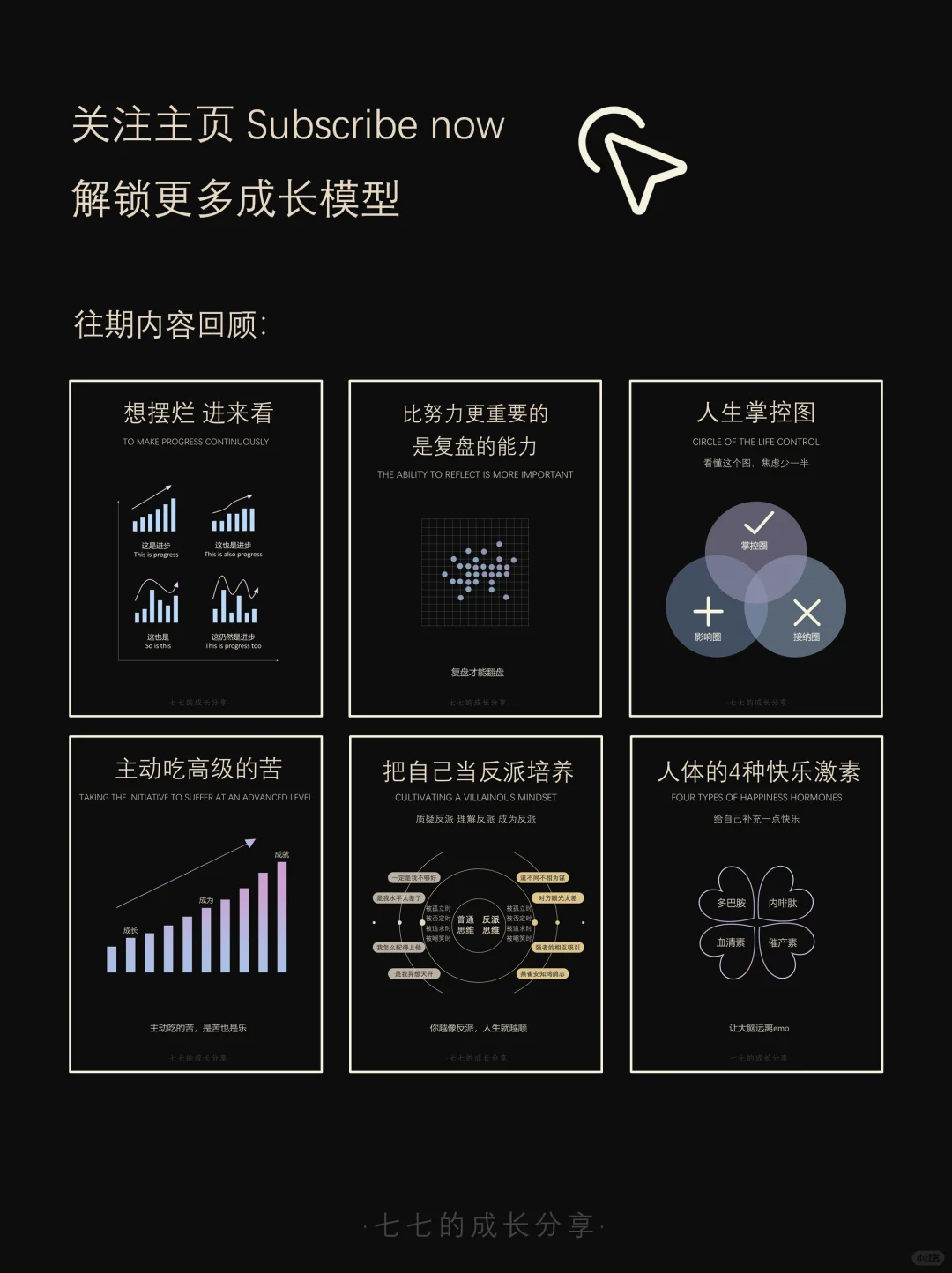 每个人都有自己的进步模型