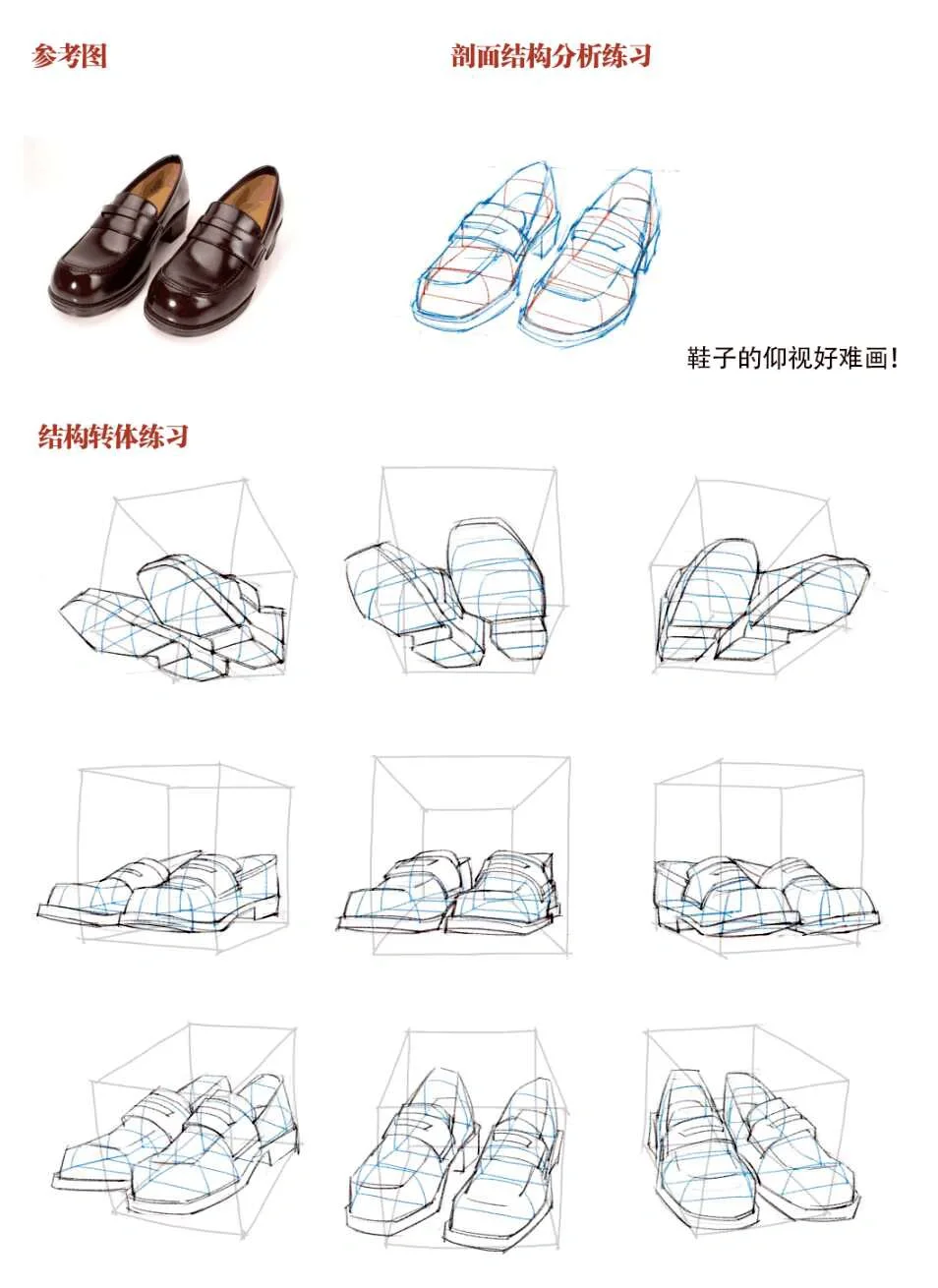 上一期部分学员的透视转体作业