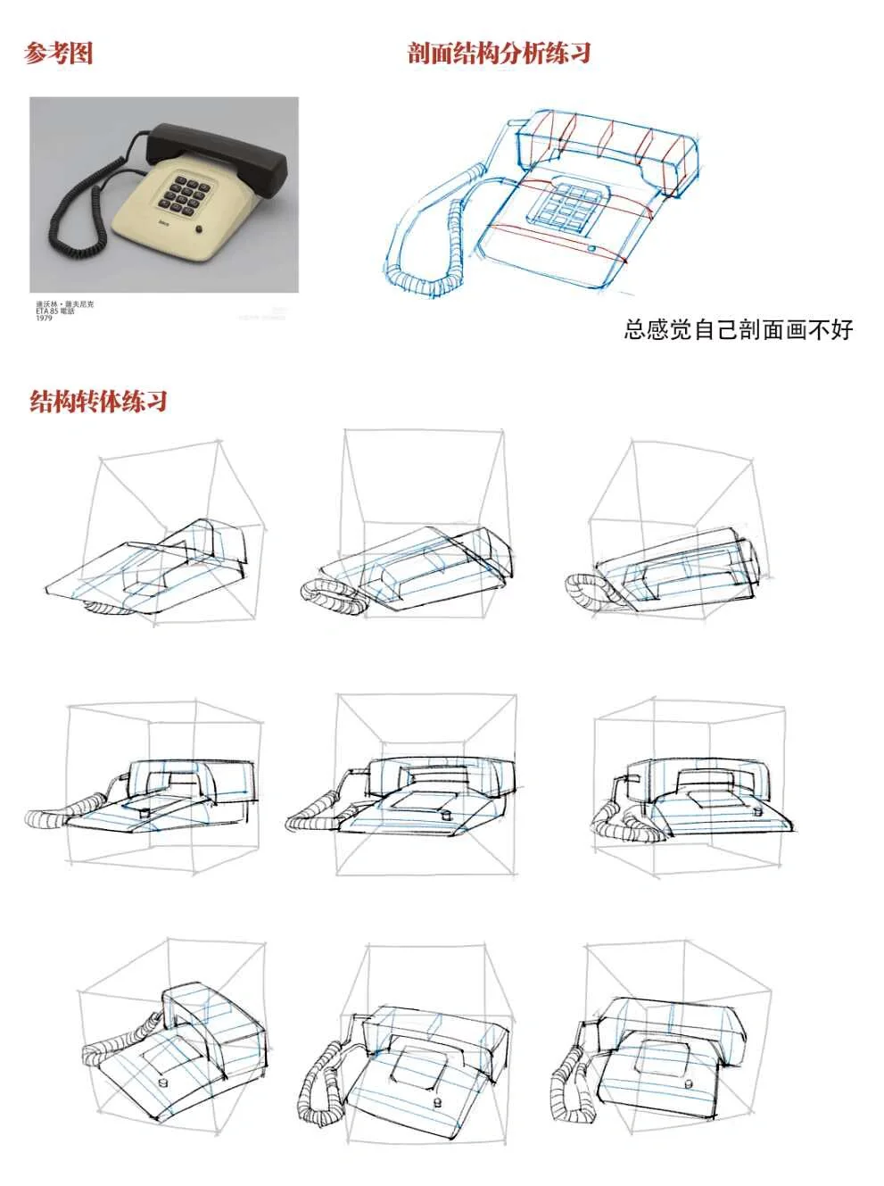 上一期部分学员的透视转体作业