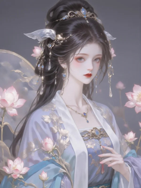 东方意境美人画卷‖古典气质少女头像壁纸❤