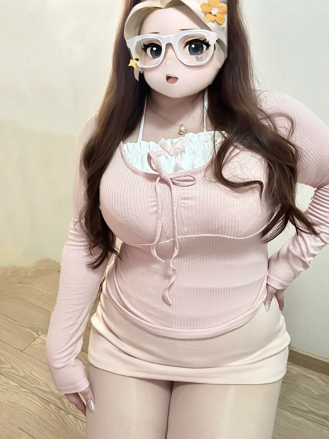 166cm200 斤?看看甜妹BBW。