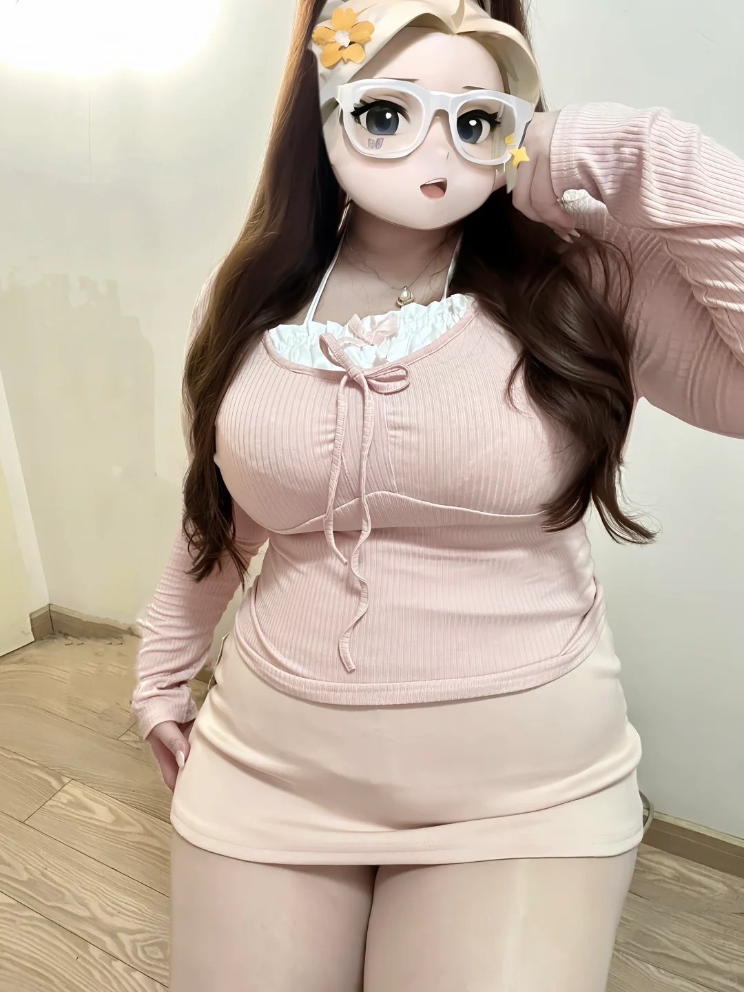 166cm200 斤?看看甜妹BBW。