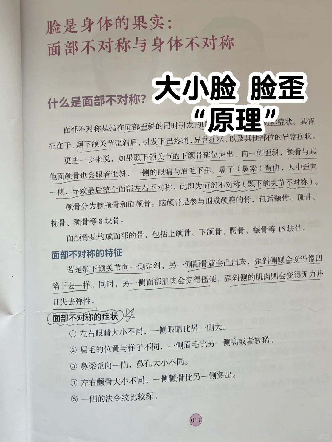 我悟了…大小脸不对称和歪脸竟然和它有关