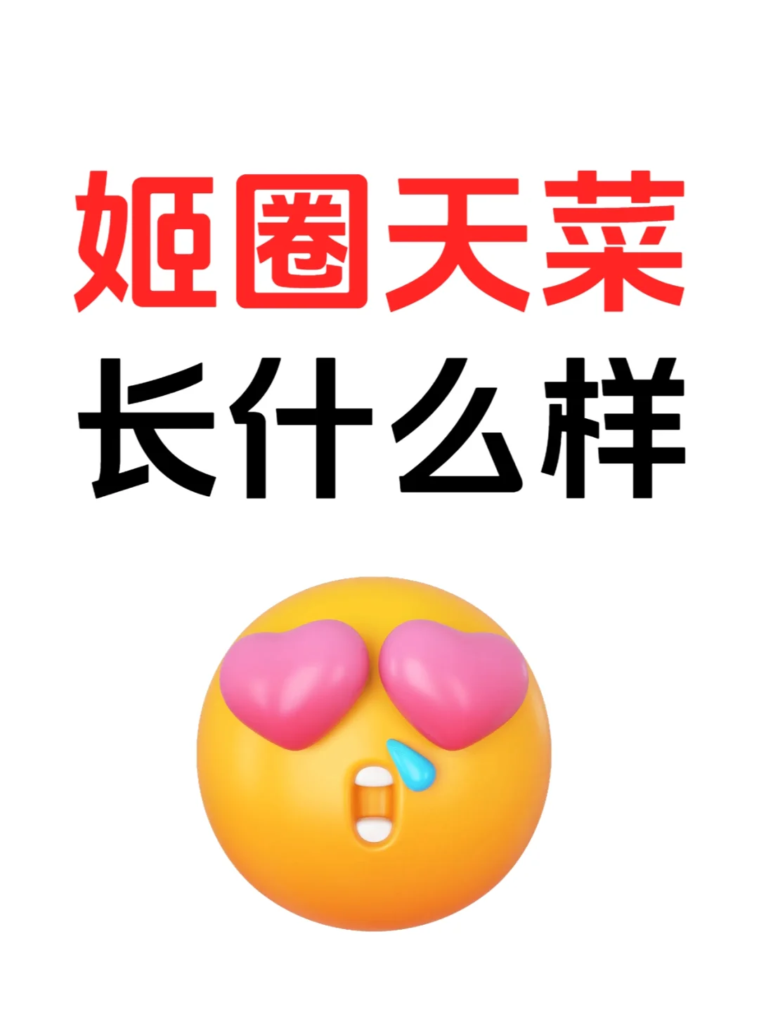 姬圈天菜长什么样❓❓