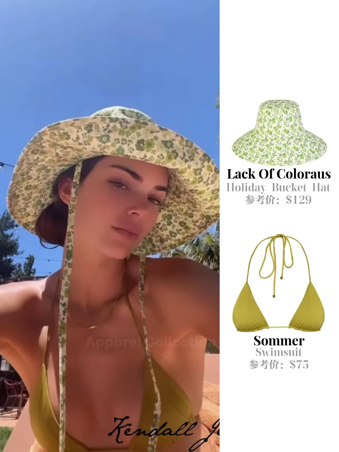 kendall jenner的1️⃣0️⃣套比基尼look合集☀️