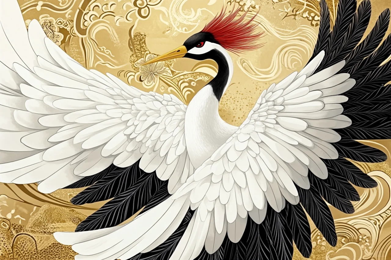 国风壁纸 | 鹤舞送祥瑞