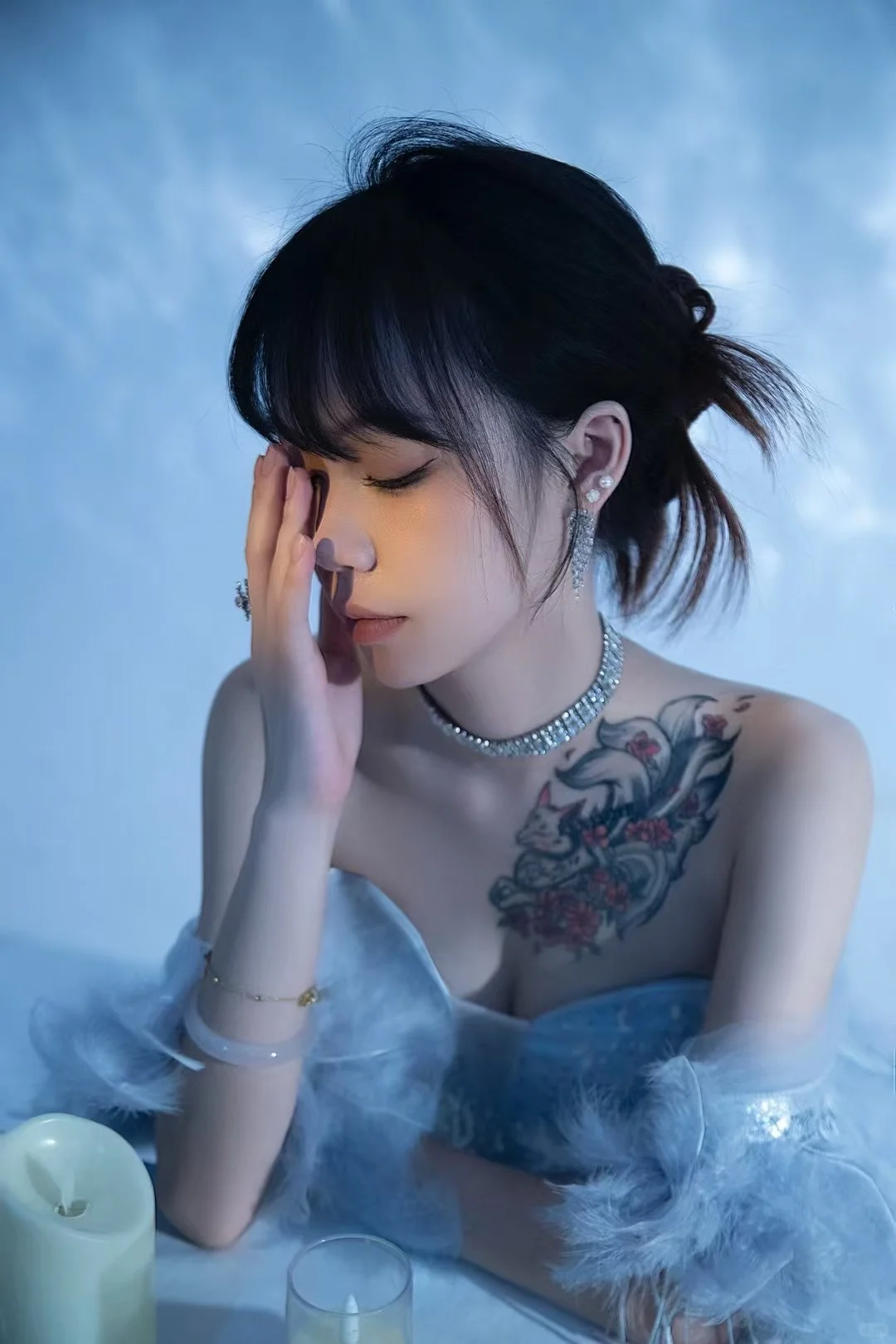 女明星既视感的氛围写真