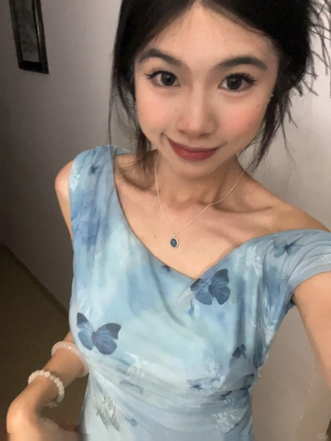 ?抠搜女大超平价美女感漂亮裙子?蓝色系！！