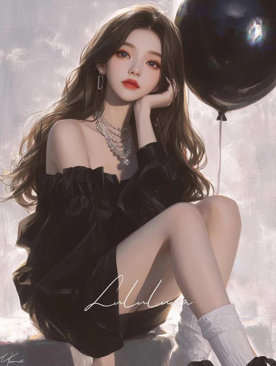 ?☂️｜黑气球·black balloon