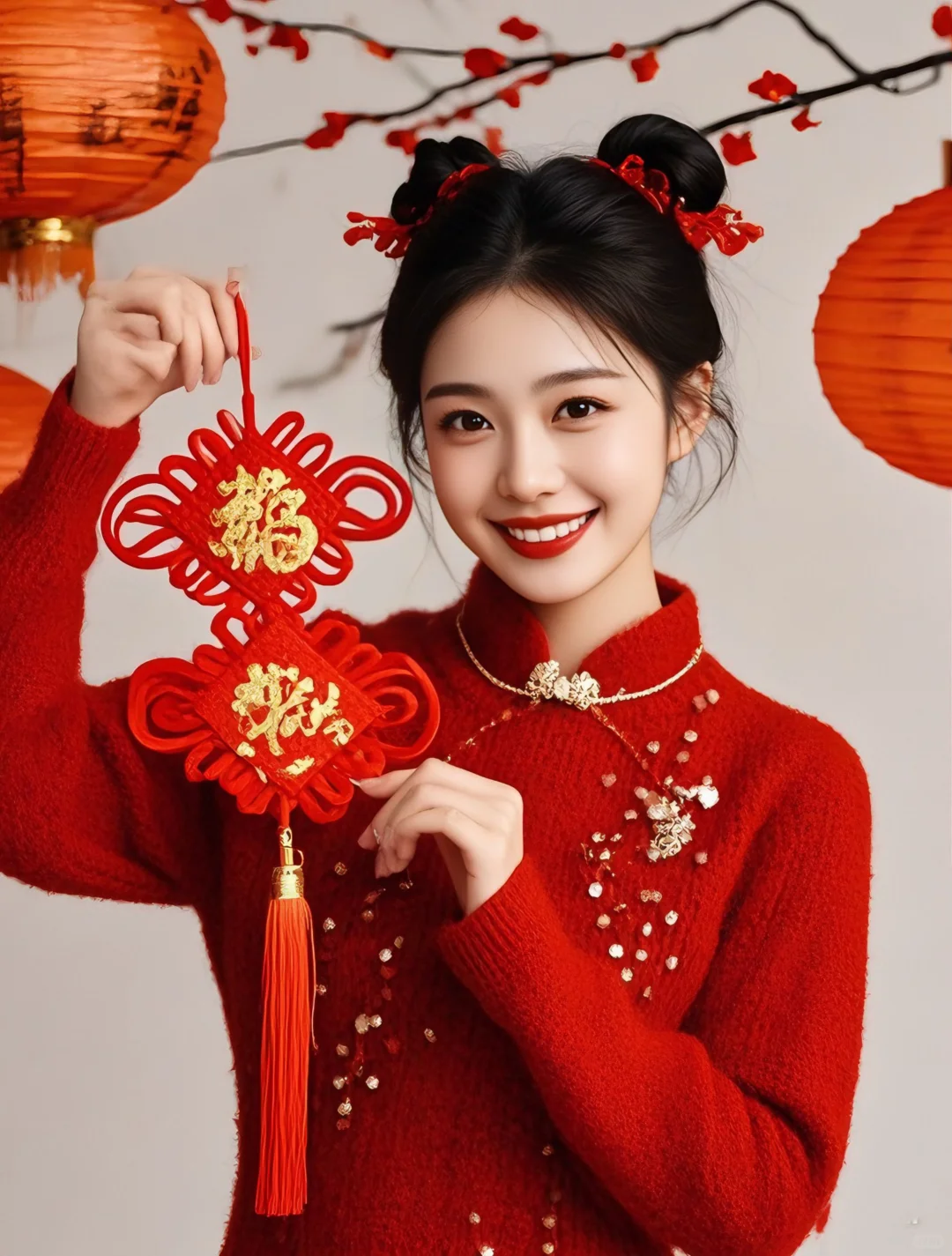 新年高清美女女头像