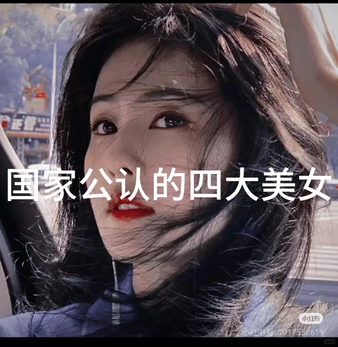 国家公认的四大美女