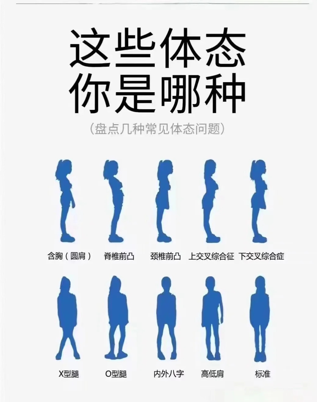 你是那种体态？该怎么调整？