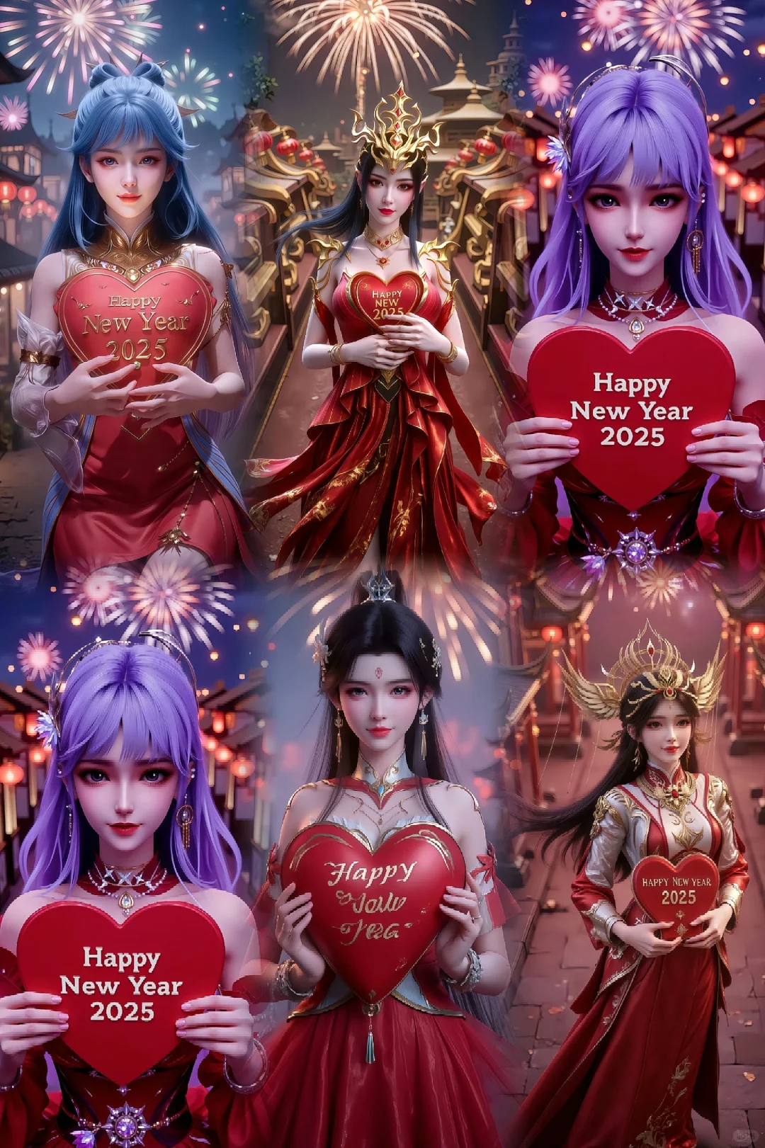 国漫女神祝宝子们新年快乐！