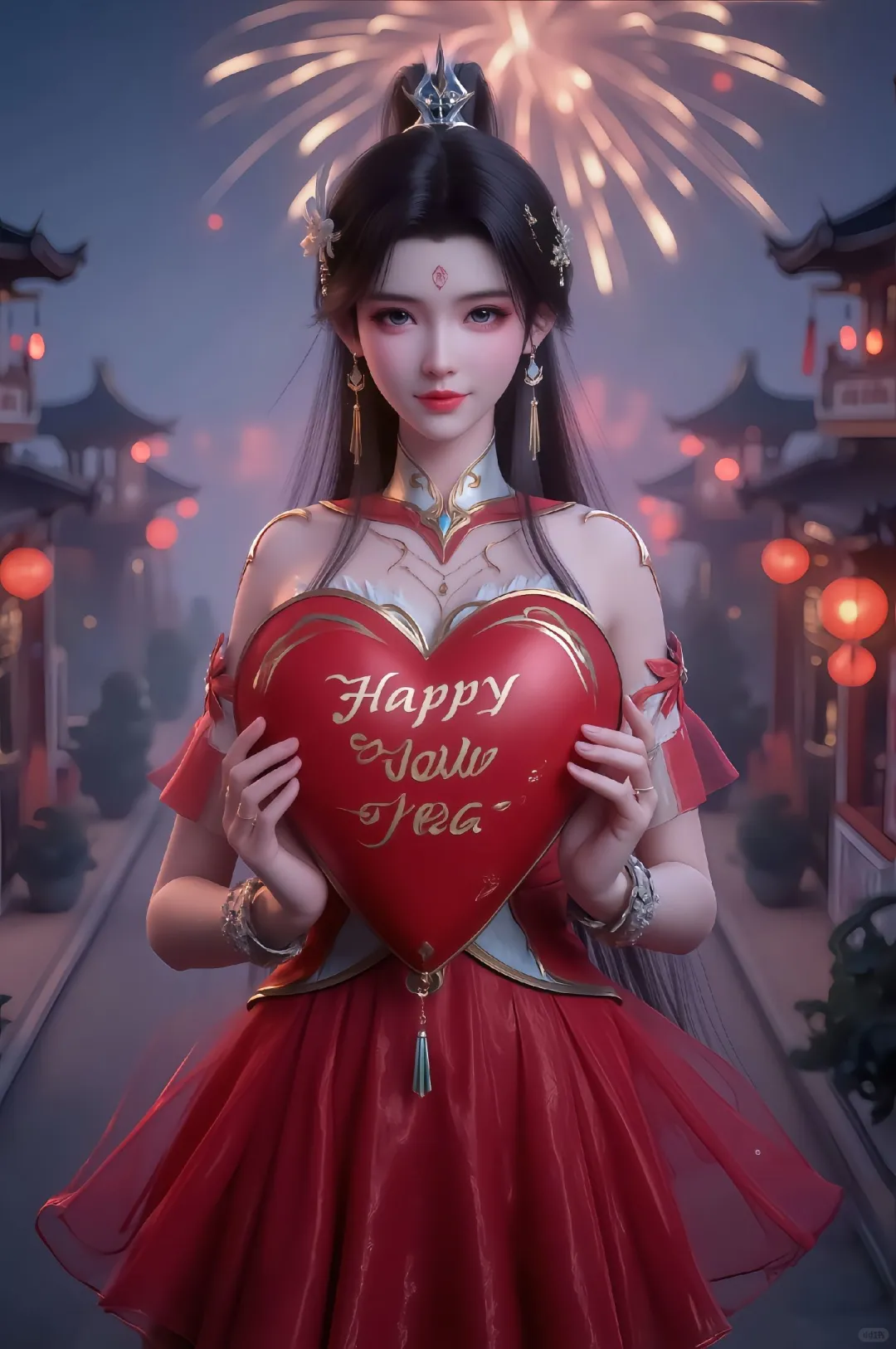 国漫女神祝宝子们新年快乐！