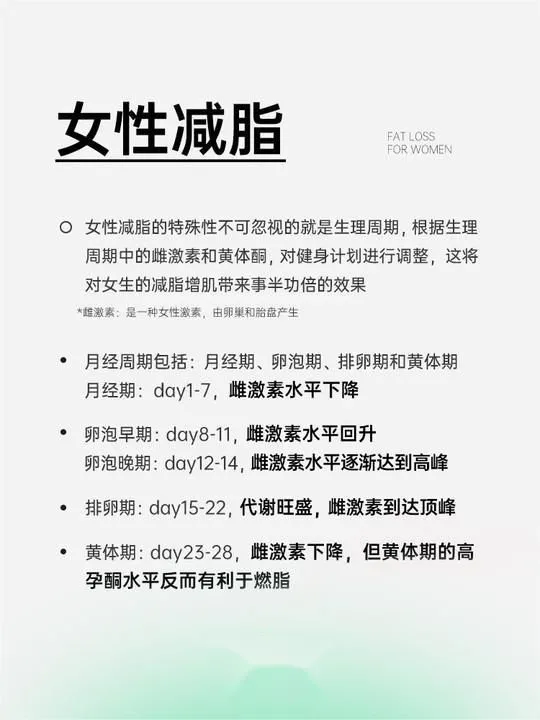 抓住减脂黄金期，想掉肉的女生不要错过！