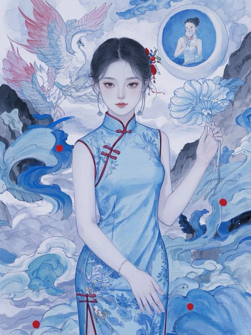 【旗袍美人美如画】 1