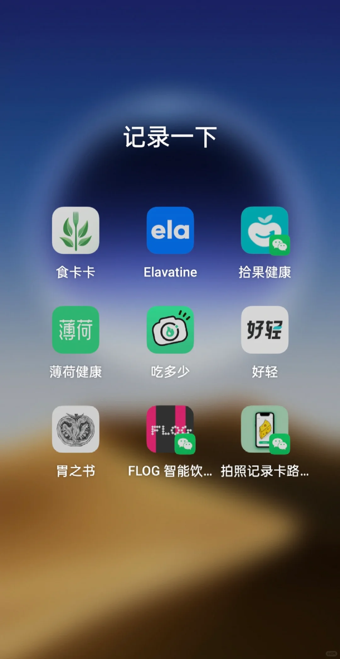 根本没有好用的记录卡路里app!