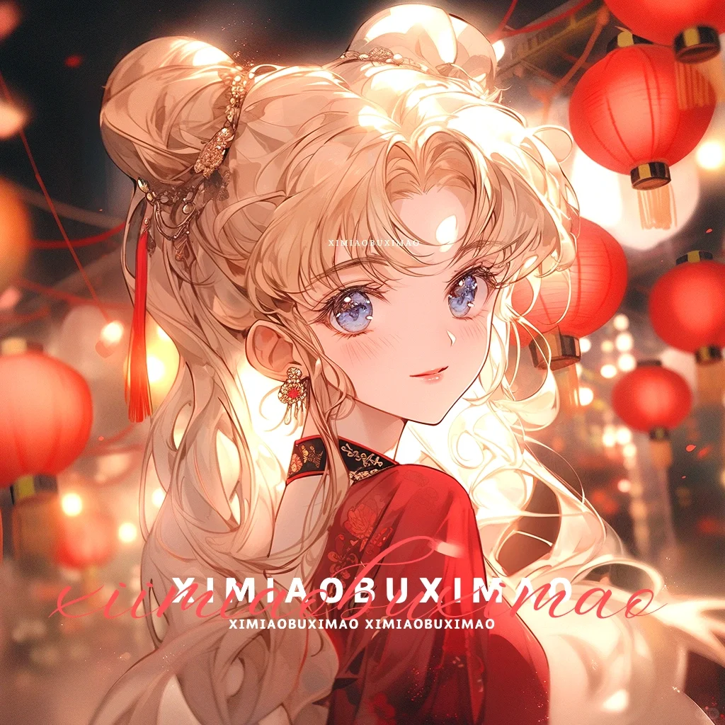 谁还没用水兵月新年头像！！！❤️美少女战士