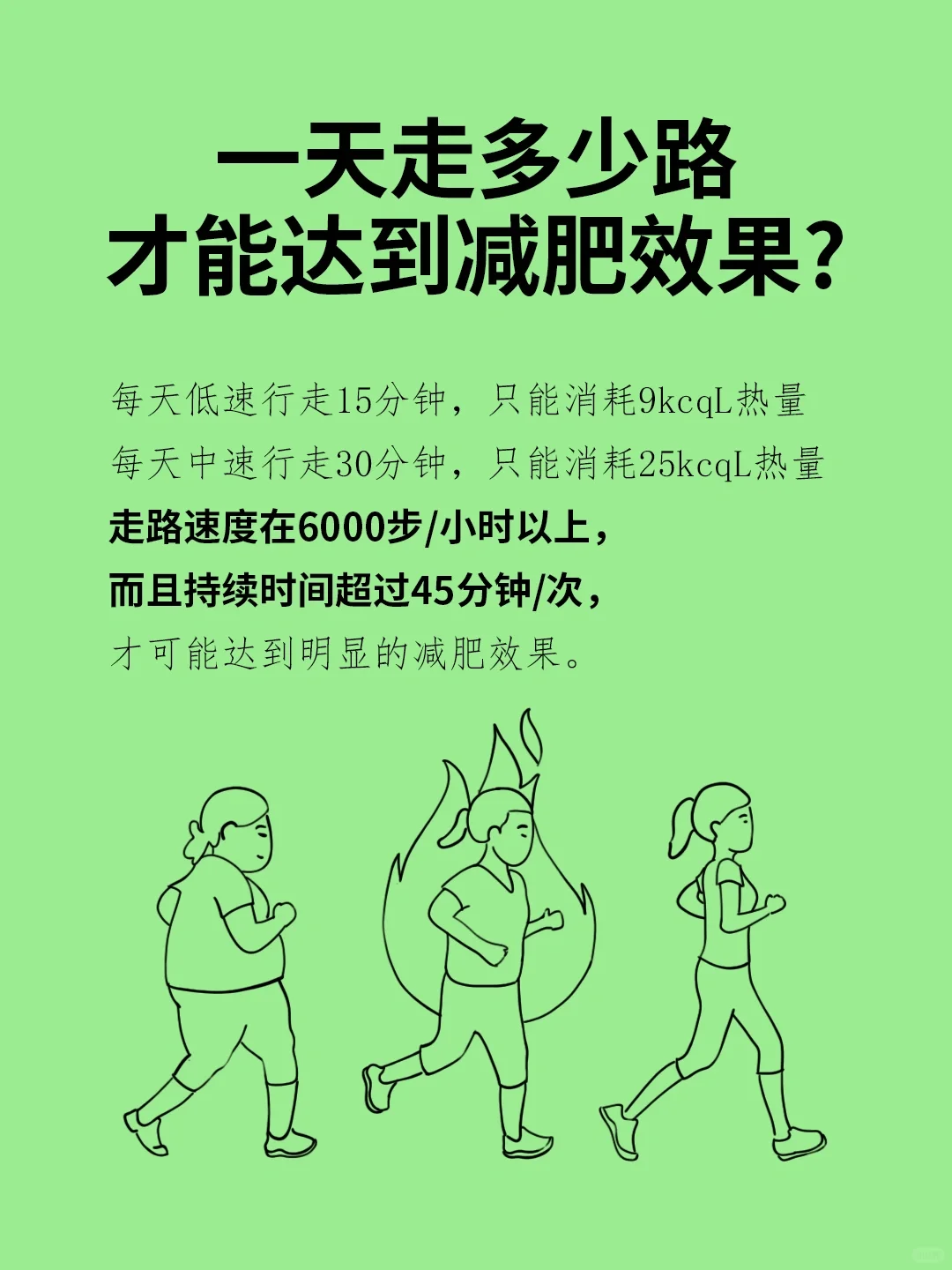 想走路减肥的小伙伴注意啦！?