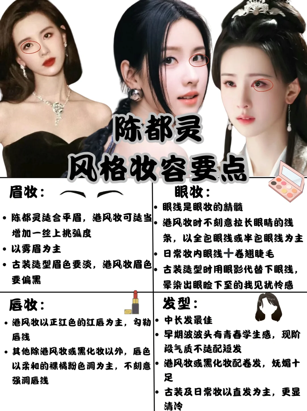 女明星风格解析&妆造解析——陈都灵