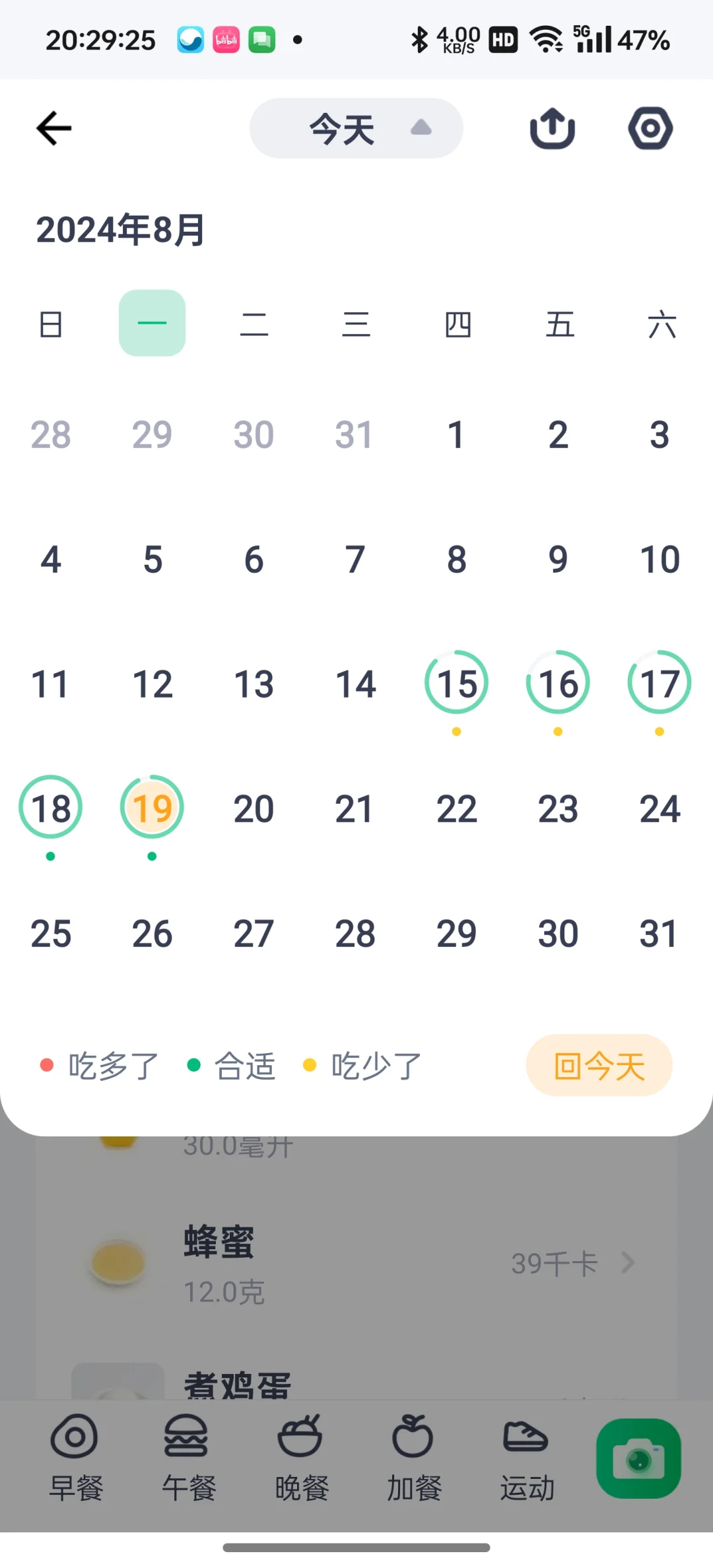 根本没有好用的记录卡路里app!