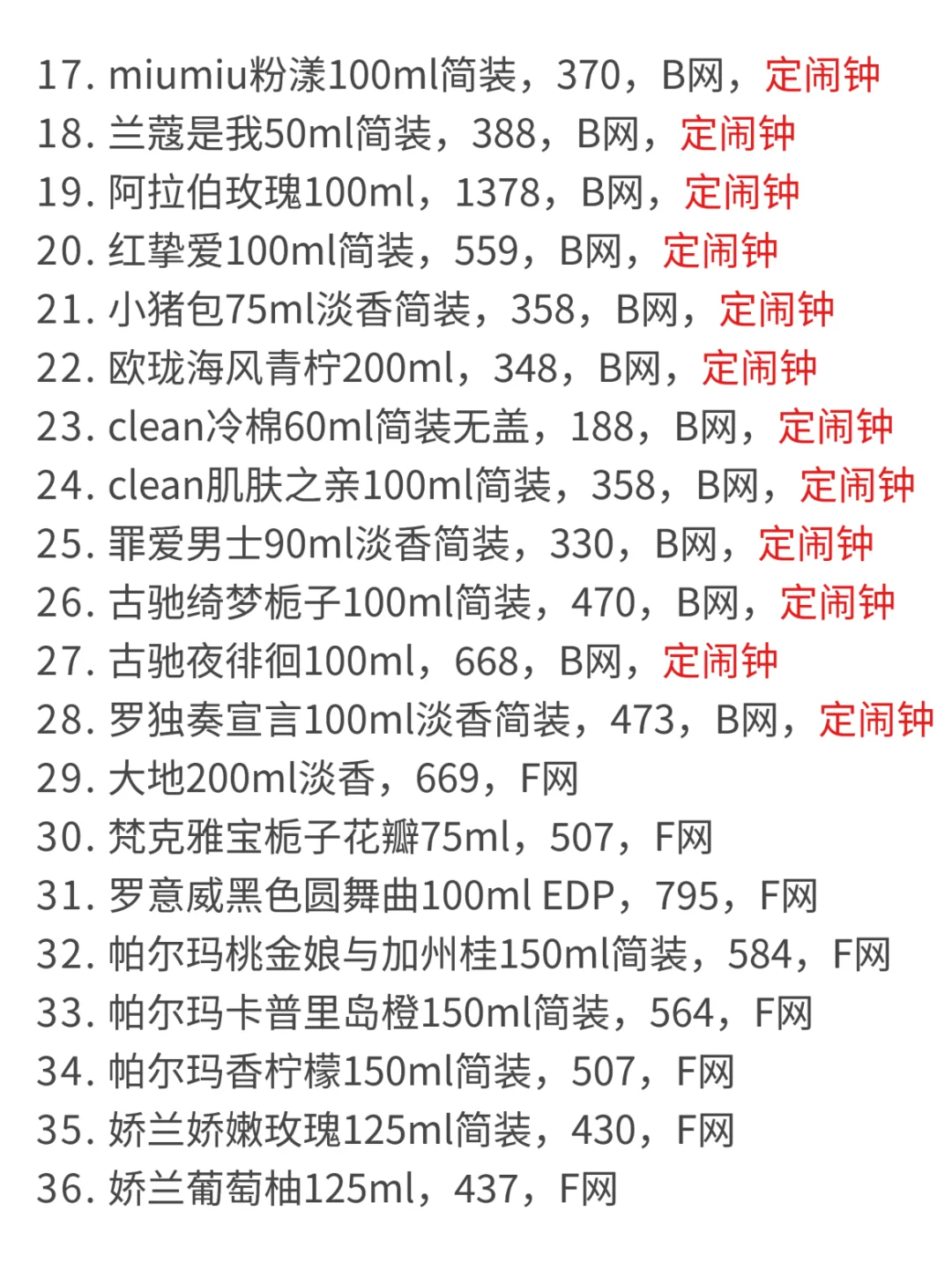 好价香水更新，CrazyFriday提前了？？