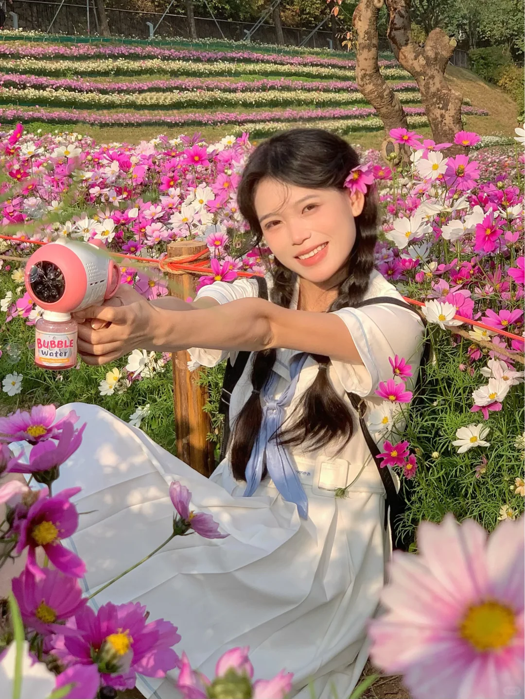 又来拍格桑花?啦！花海配美少女准没错