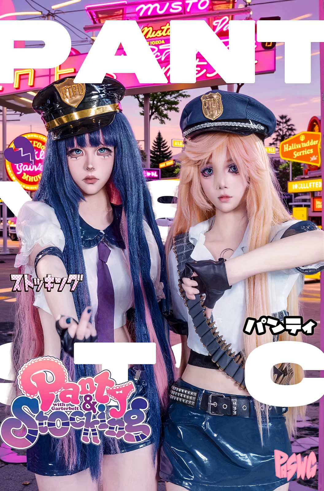 COS后期/吊带袜天使PANTY&STOCKING