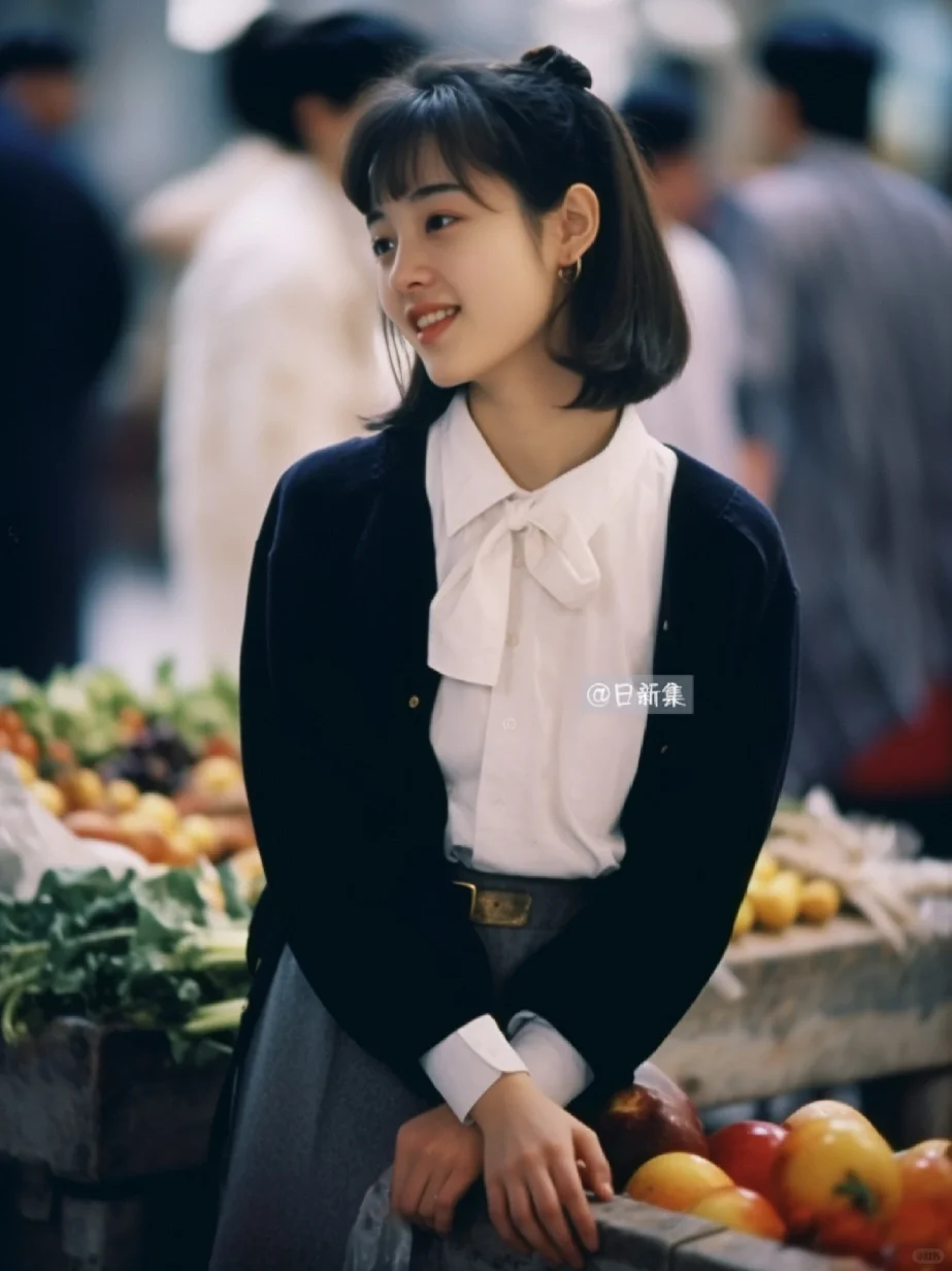 90年代上海，果蔬市场的女孩们