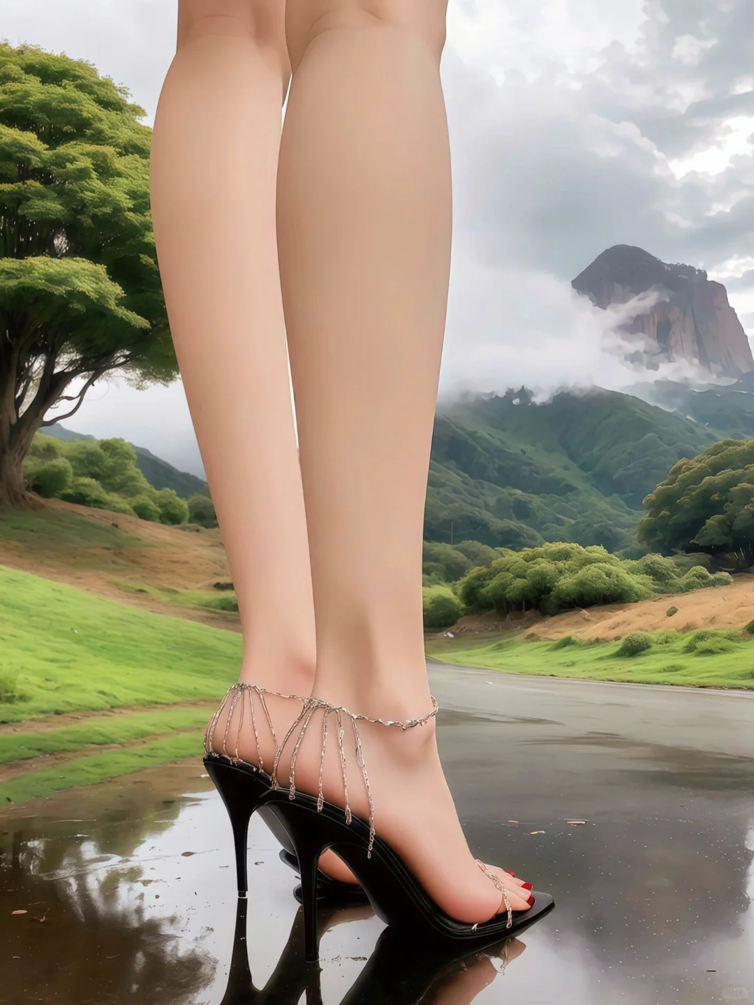 👠绝美链条凉鞋 | 秒变性感辣妹✨