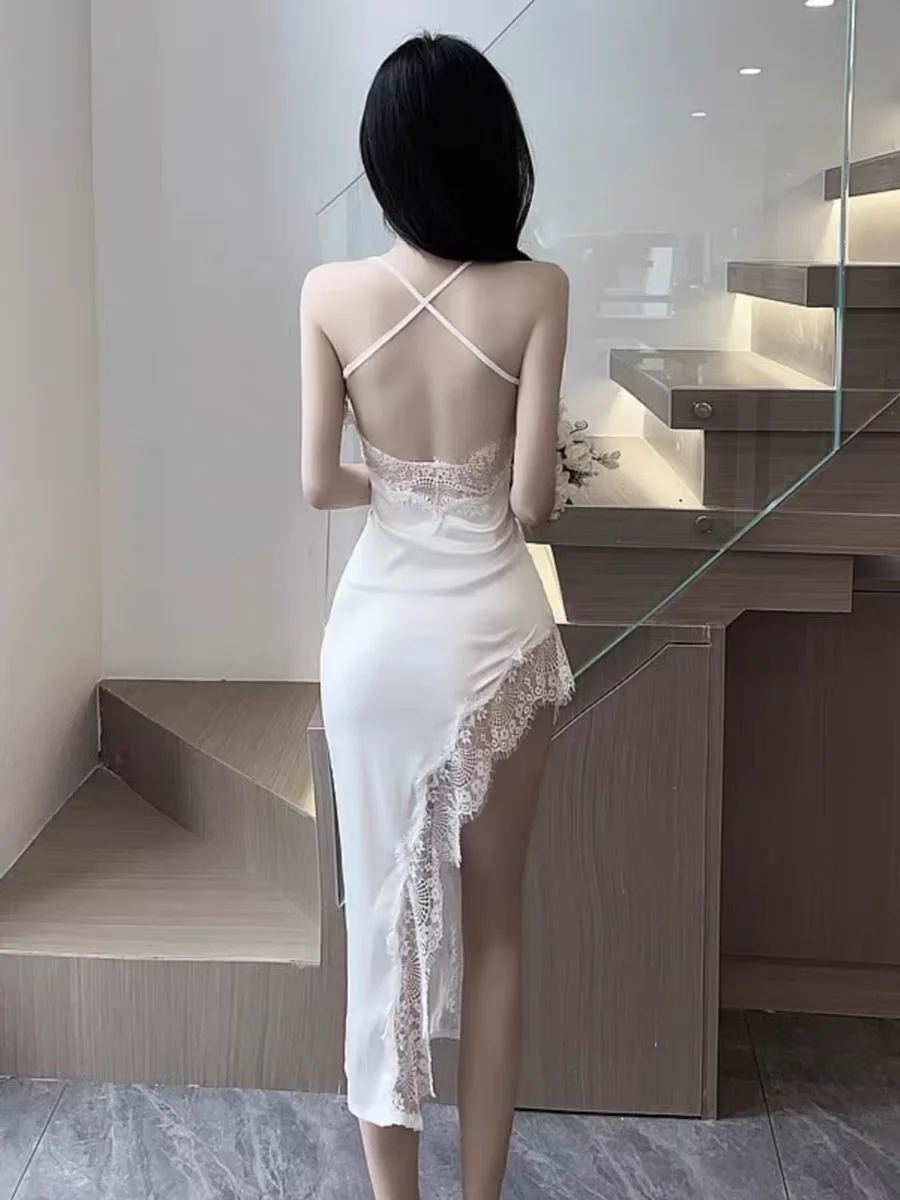 纯欲辣妹必备👗性感美背吊带裙