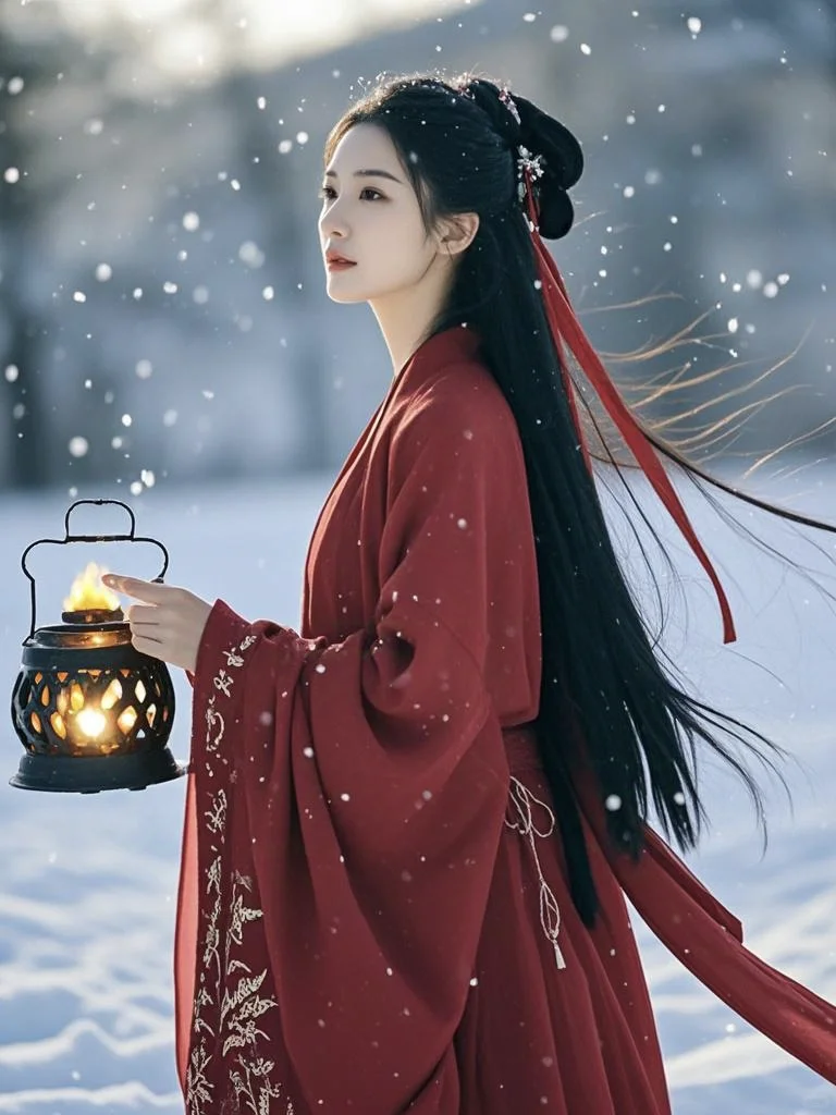 美女壁纸︳垆边人似月，皓腕凝霜雪?‍♀